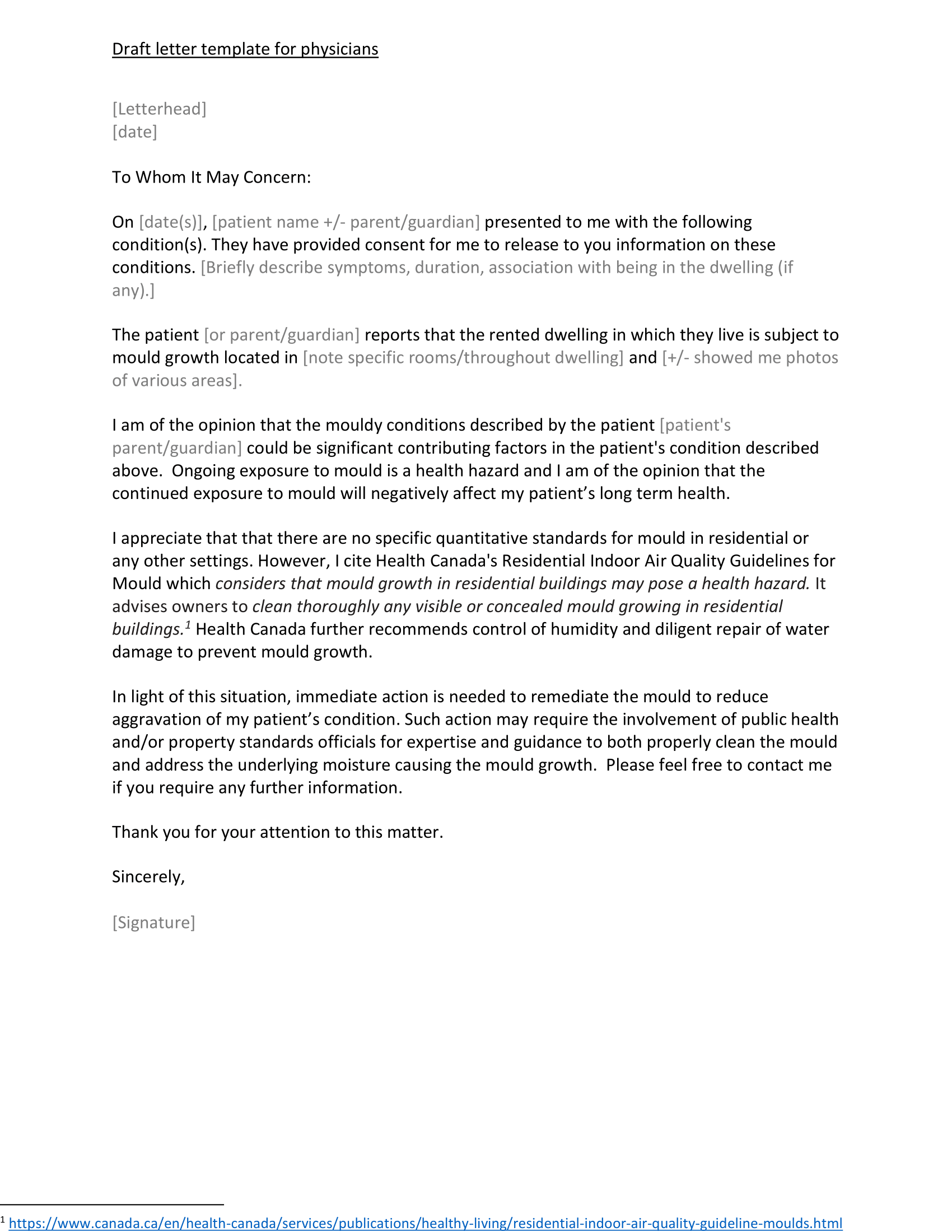 sample letter to inform patients relocation
